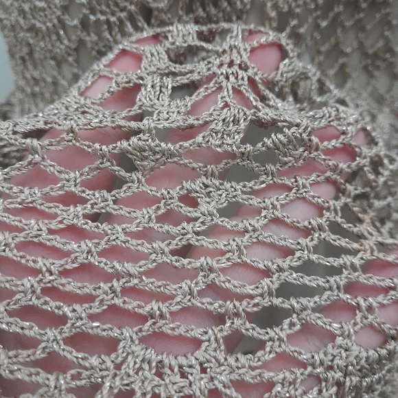 Gold crochet cami top - Picture 11 of 11